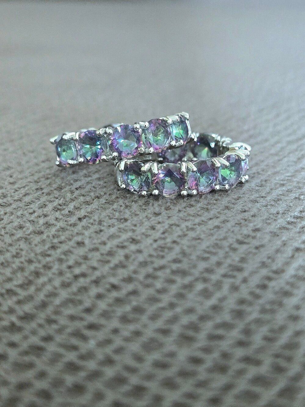 Cote d'Argent Mystic🧙‍♂️ Quartz Hoops - NWT